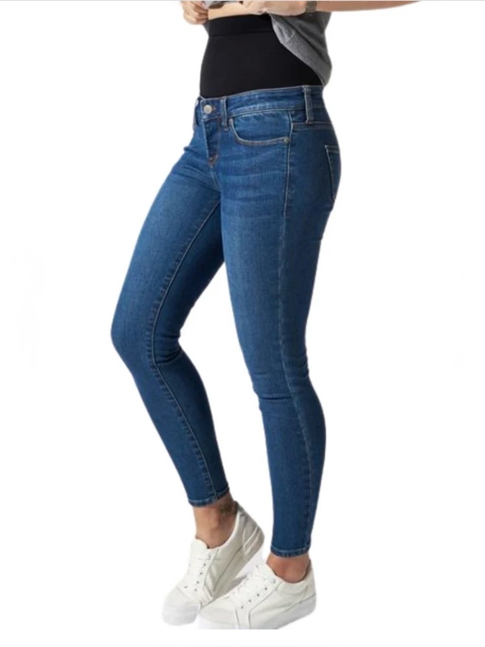 BLANQI Lift-up Denim Postpartum Support Skinny Jeans -Medium Clean Wash -size 12